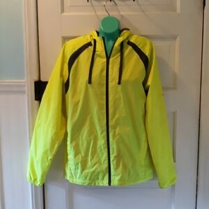 Starter yellow small 34 - 36 hooded rain jacket
